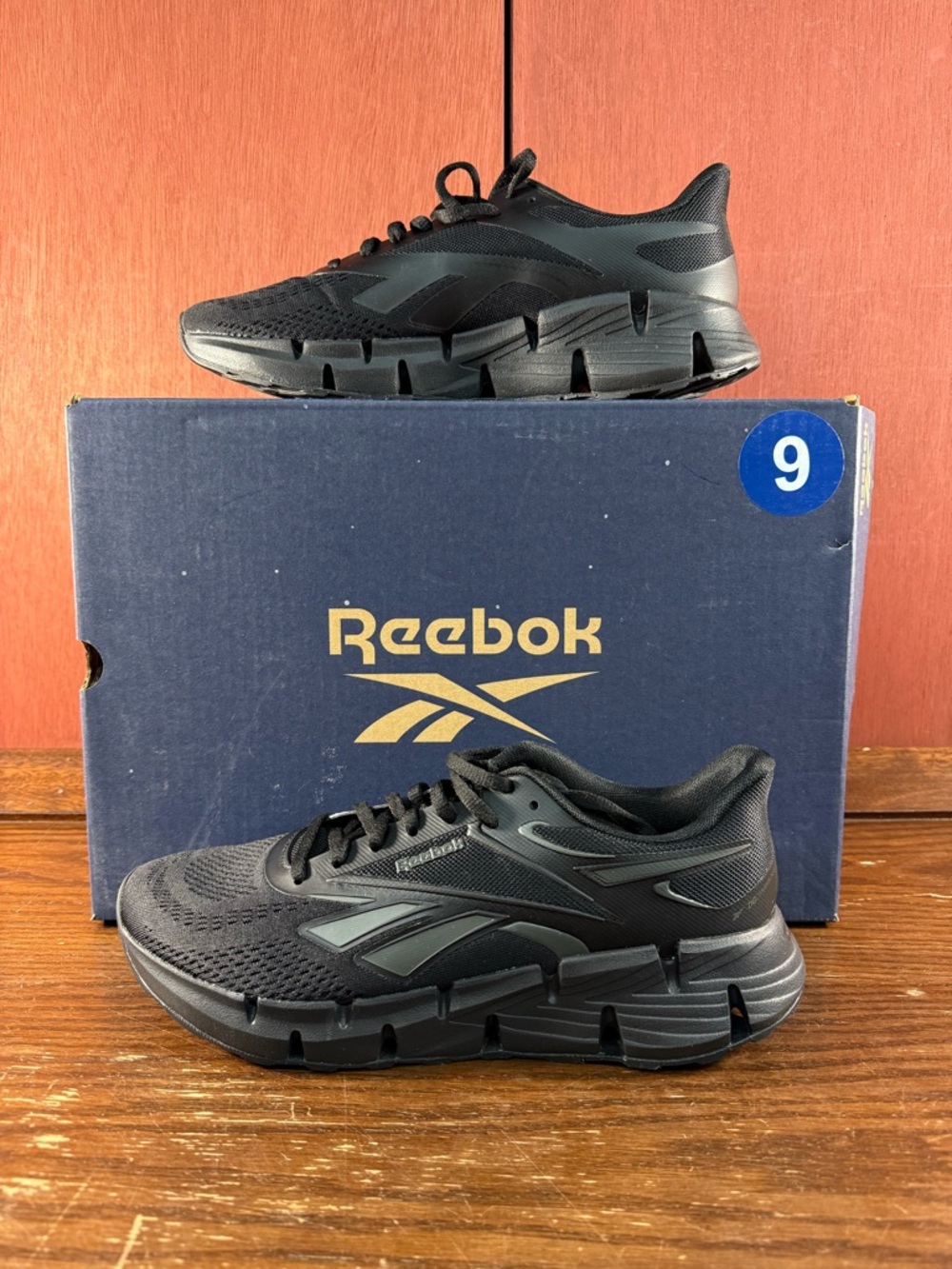 Reebok Zig Dynamica 6 Men’s Running Shoes Black/Grey Size US 9 | 100225490